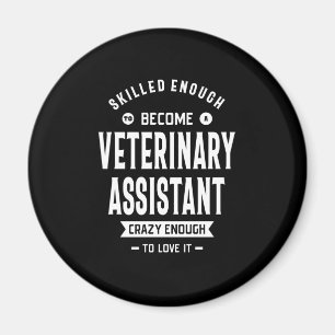Veterinary Assistant Job Title Cadeau Magneet