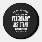 Veterinary Assistant Job Title Cadeau Magneet (Voorkant)