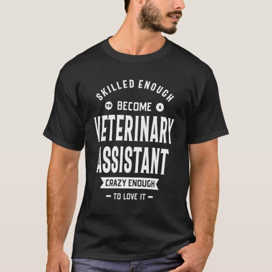 Veterinary Assistant Job Title Cadeau T-shirt (Voorkant)