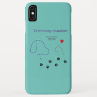 Veterinary Assistant-Paw-afdrukken op mijn hart
