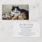 Veterinary Clinic Cat boarding - Two Sided Visitekaartje (Voorkant / Achterkant)