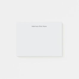 Veterinary Clinic Customizable Post‑It® Notes