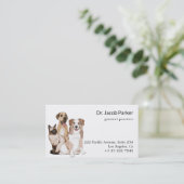 Veterinary Clinic Dogs & Cat Visitekaartje (Staand voorkant)