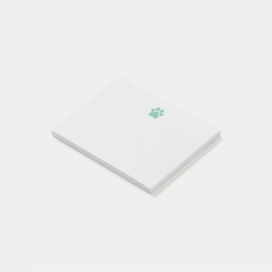 Veterinary Clinic Logo Post‑It® Notes (4" × 3") (Schuin)