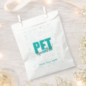 Veterinary Clinic Modern Blue Logo Bedankzakje (Geknipt)