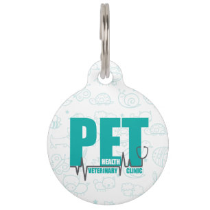 Veterinary Clinic Moderne Business Huisdierpenning