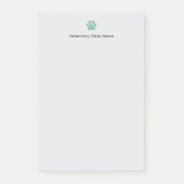 Veterinary Clinic Post‑it® Notes | Custom Logo