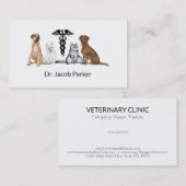 Veterinary Clinic Visitekaartje (Voorkant / Achterkant)