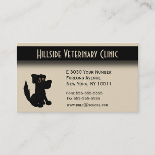 Veterinary Clinic w Appointment Area on back Afsprakenkaartje