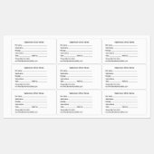 Veterinary Medication Label – Large & Waterproof (Vel)