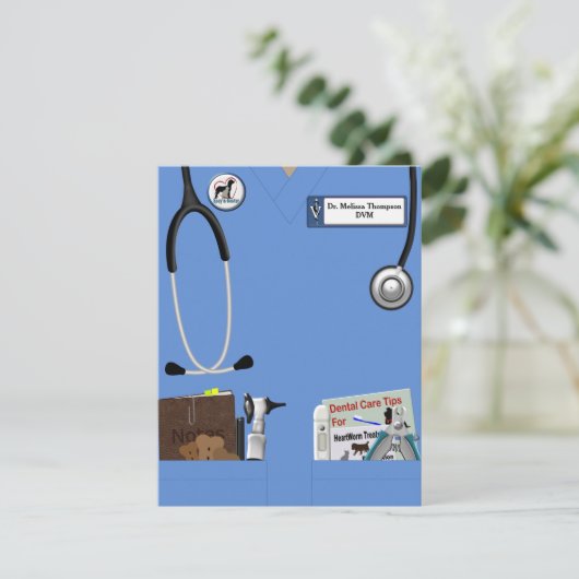 Veterinary Medicine Afstuderen aankondiging (Staand voorkant)