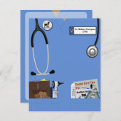 Veterinary Medicine Afstuderen aankondiging (Voorkant / Achterkant)