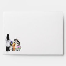 Veterinary Medicine Afstuderen Invitation Envelope