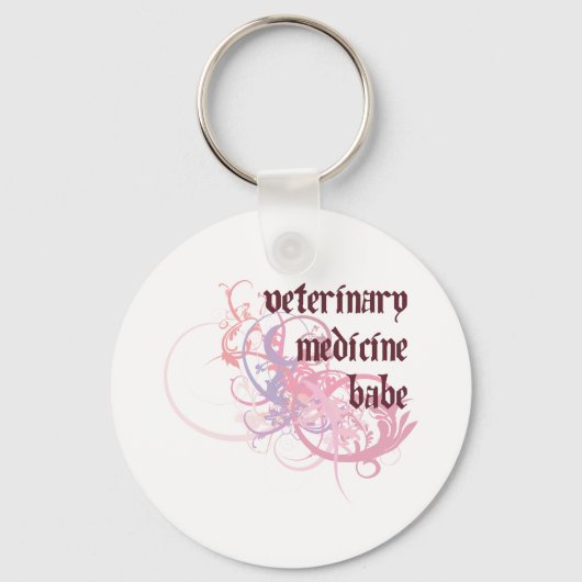 Veterinary Medicine Babe Sleutelhanger (Voorkant)