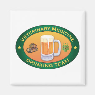Veterinary Medicine Drink Team Magneet