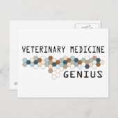 Veterinary Medicine Genius Briefkaart (Voorkant / Achterkant)