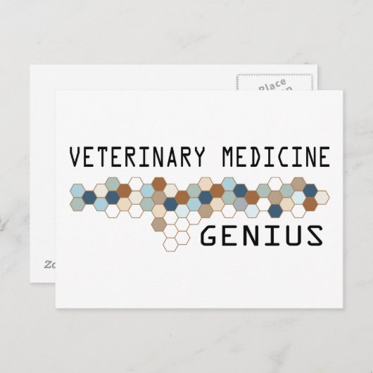 Veterinary Medicine Genius Briefkaart (Voorkant / Achterkant)