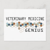 Veterinary Medicine Genius Briefkaart (Voorkant)