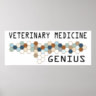 Veterinary Medicine Genius Poster