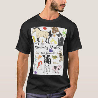 Veterinary Medicine Love Thein All T-shirt