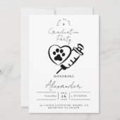 Veterinary Medicine Paw Graduation Party Kaart (Voorkant)