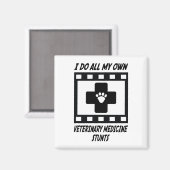 Veterinary Medicine Stunts Magneet (Voorkant / Achterkant)