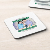 Veterinary Microbiologist – Lab Science Design Bier Onderzetter (Linkerzijde)