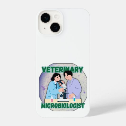 Veterinary Microbiologist – Lab Science Design iPhone Hoesje (Achterkant)