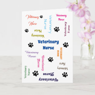 Veterinary Nurse Afstuderen Kaart