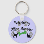 Veterinary Office Manager Sleutelhanger (Voorkant)