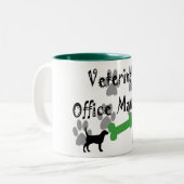 Veterinary Office Manager Tweekleurige Koffiemok (Voorkant links)