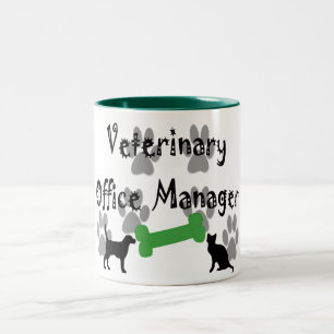 Veterinary Office Manager Tweekleurige Koffiemok