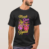 Veterinary Paw Mardi Gras Squad Pets Lover Group M T-shirt (Voorkant)