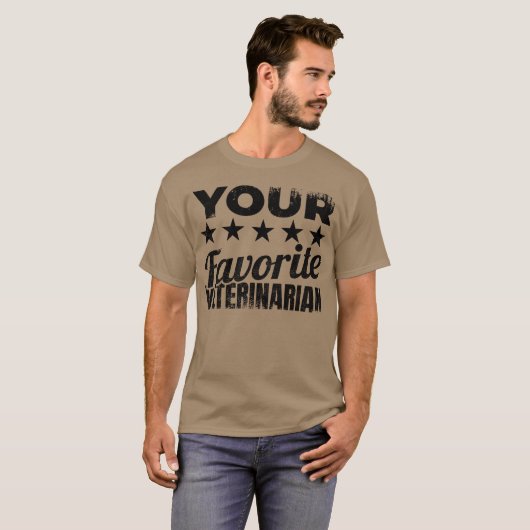 Veterinary Quote gift T-shirt (Voorkant volledig)