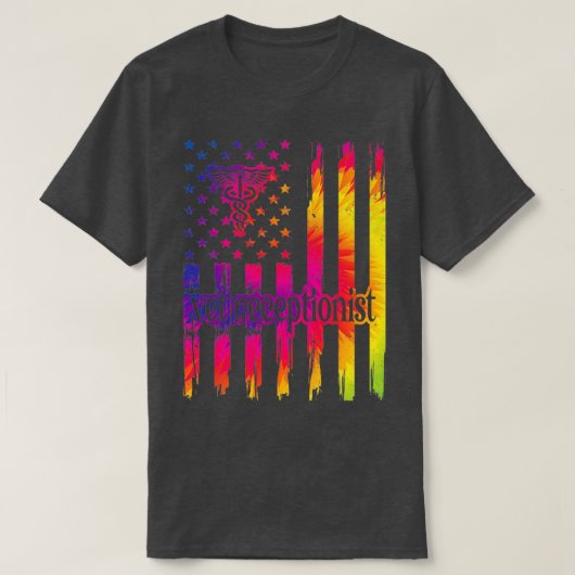 Veterinary Receptionist Vet Receptionist Secretary T-shirt (Design voorkant)