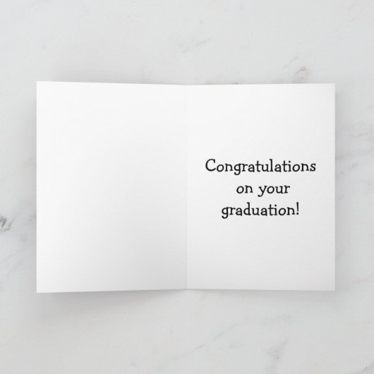 Veterinary School Afstuderen Wenskaart Kaart (Binnen)