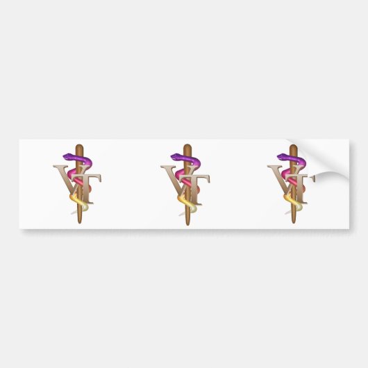Veterinary Tech Bumpersticker (Voorkant)