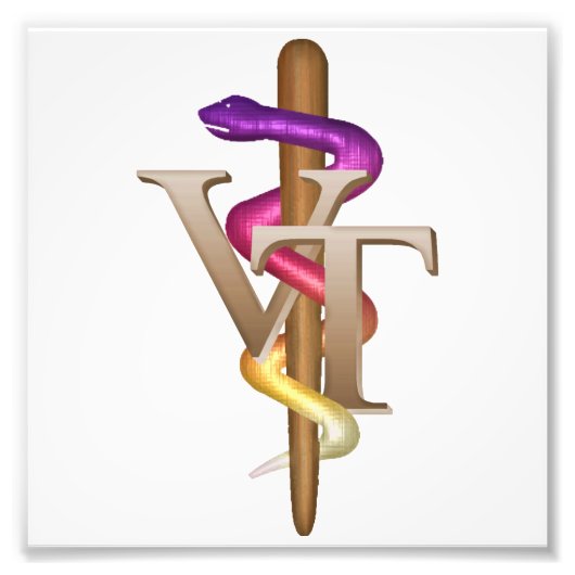 Veterinary Tech Foto Afdruk (Voorkant)