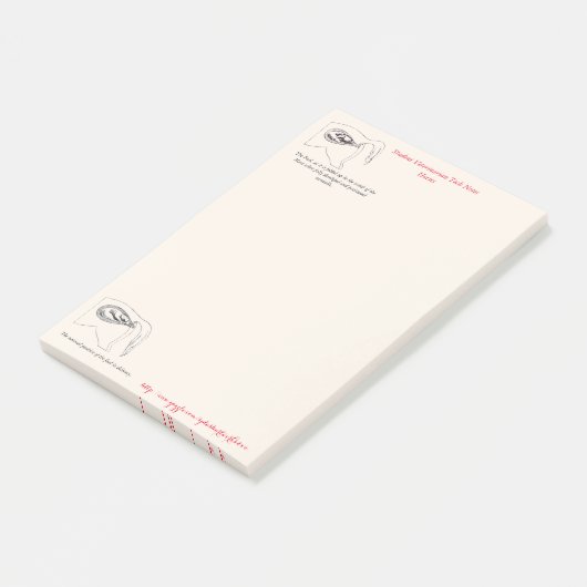 "Veterinary Tech Notes" Post-it® Notes (Schuin)