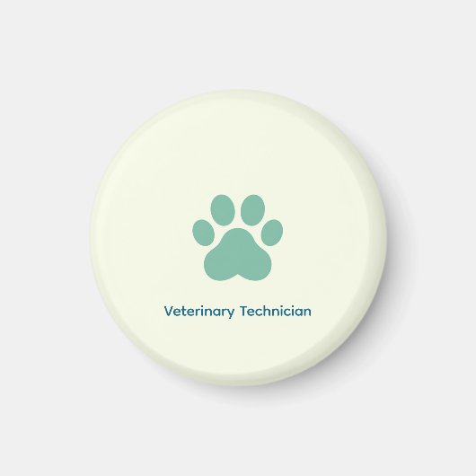 Veterinary Technician Magnet (Voorkant)
