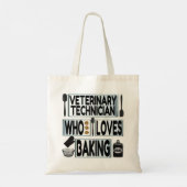 Veterinary Techniciens houden van banketbakken Tote Bag (Achterkant)