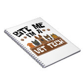 Veterinary Technicier Bite me Ik ben een Vet Tech Notitieboek (Rechterzijde)