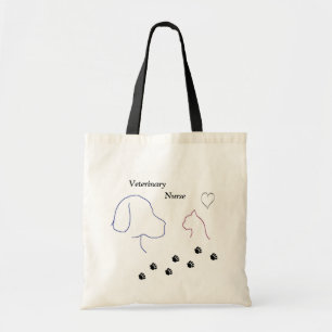 Veterinary verpleegster tote bag