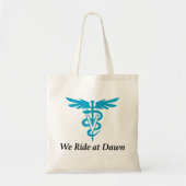Veterinary verpleegsters Ride at Dawn Tote Bag (Voorkant)
