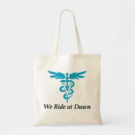 Veterinary verpleegsters Ride at Dawn Tote Bag (Voorkant)