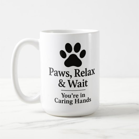 Veterinary Waiting Room Mug Koffiemok (Links)