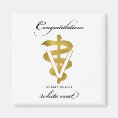 Veterinary White Coat Ceremony Magneet (Voorkant)