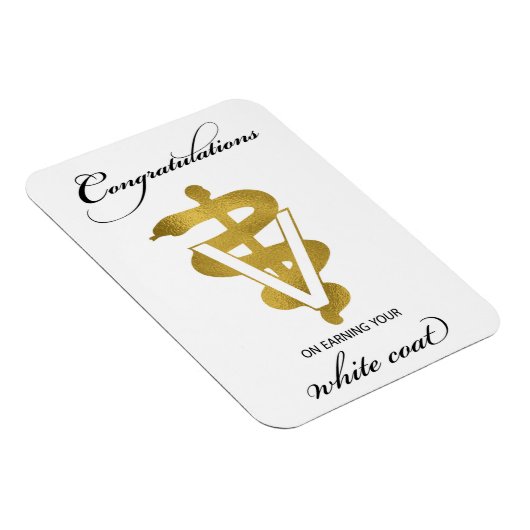 Veterinary White Coat Ceremony Magneet (Rechterzijde)