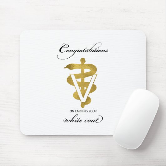 Veterinary White Coat Ceremony Muismat (Met muis)