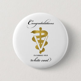 Veterinary White Coat Ceremony Ronde Button 5,7 Cm